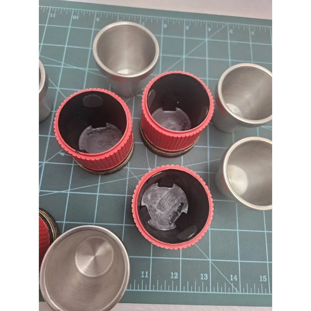 12 Gauge Shotgun Shell Shot Glass Pacific Giftware Lot of 5